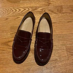 Banana Republic Penny Loafers Burgundy 6.5